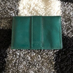 Small coach card wallet